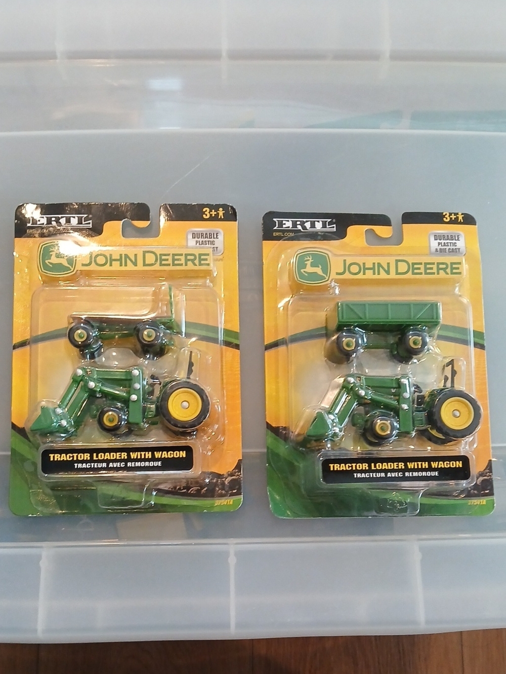 John Deere Tractor Loader with Detachable Wagon - 2-Pack - 37541A